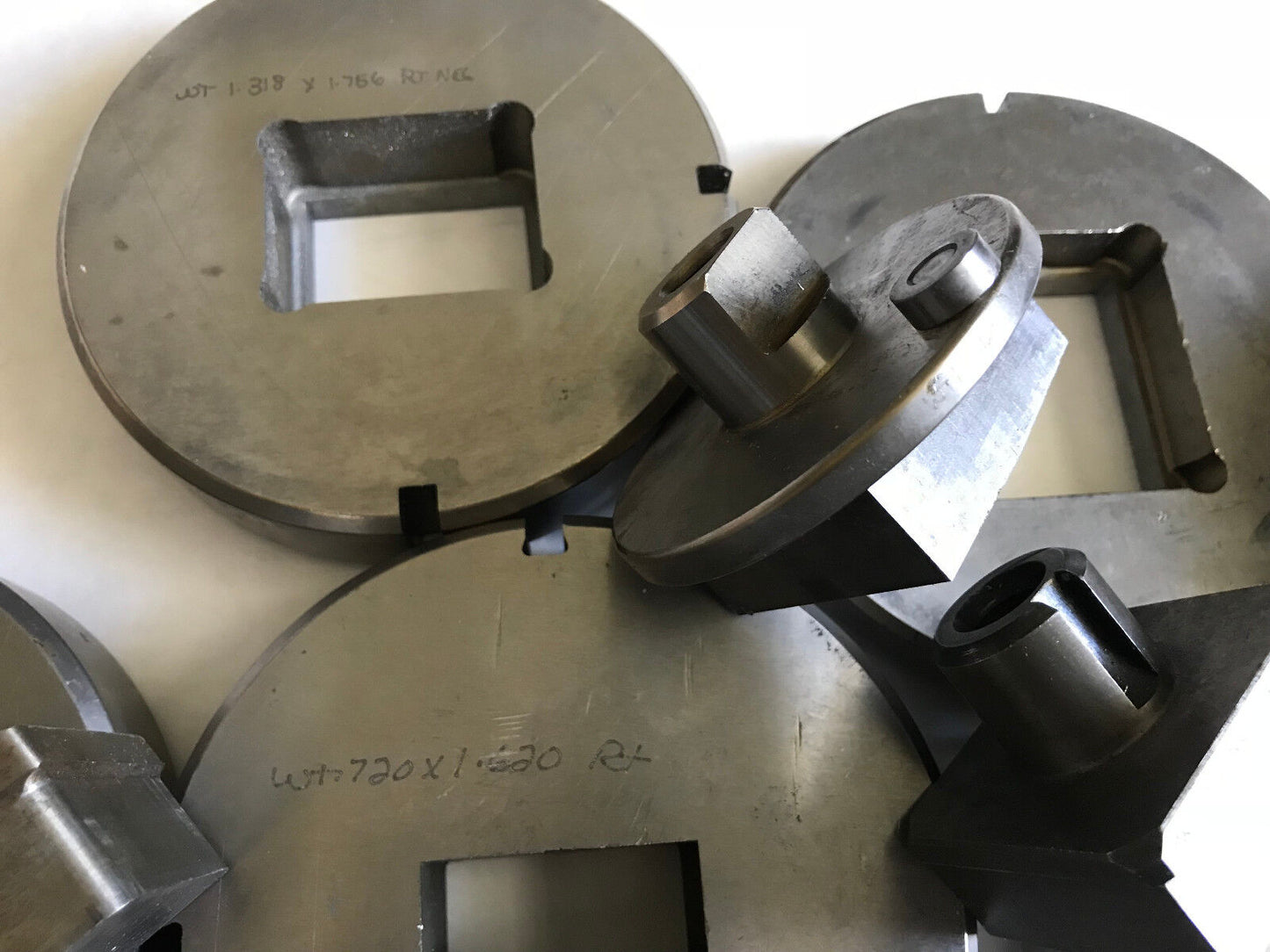 Lot 2 Sets Wilson/Strippit Rectangle Punches & Dies 1.750X1.875 - 1.681X2.224,Ad