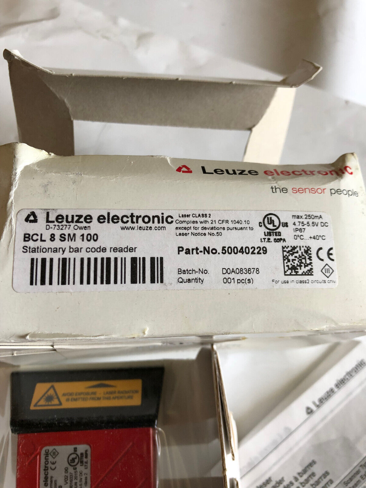 New Leuze Bcl8sm100 Sensor,Bcl 8 Sm 100,50040229 ,Bcl8 Sm100,Fm