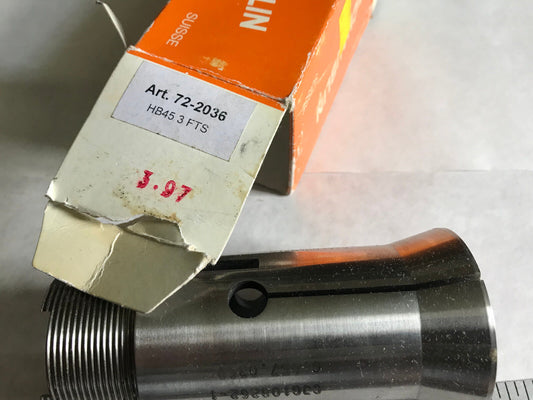 New Delemont Schaublin Hb45 72-2036,01261D0397v 1-1/8 Round Collet 1 1/8,Eq