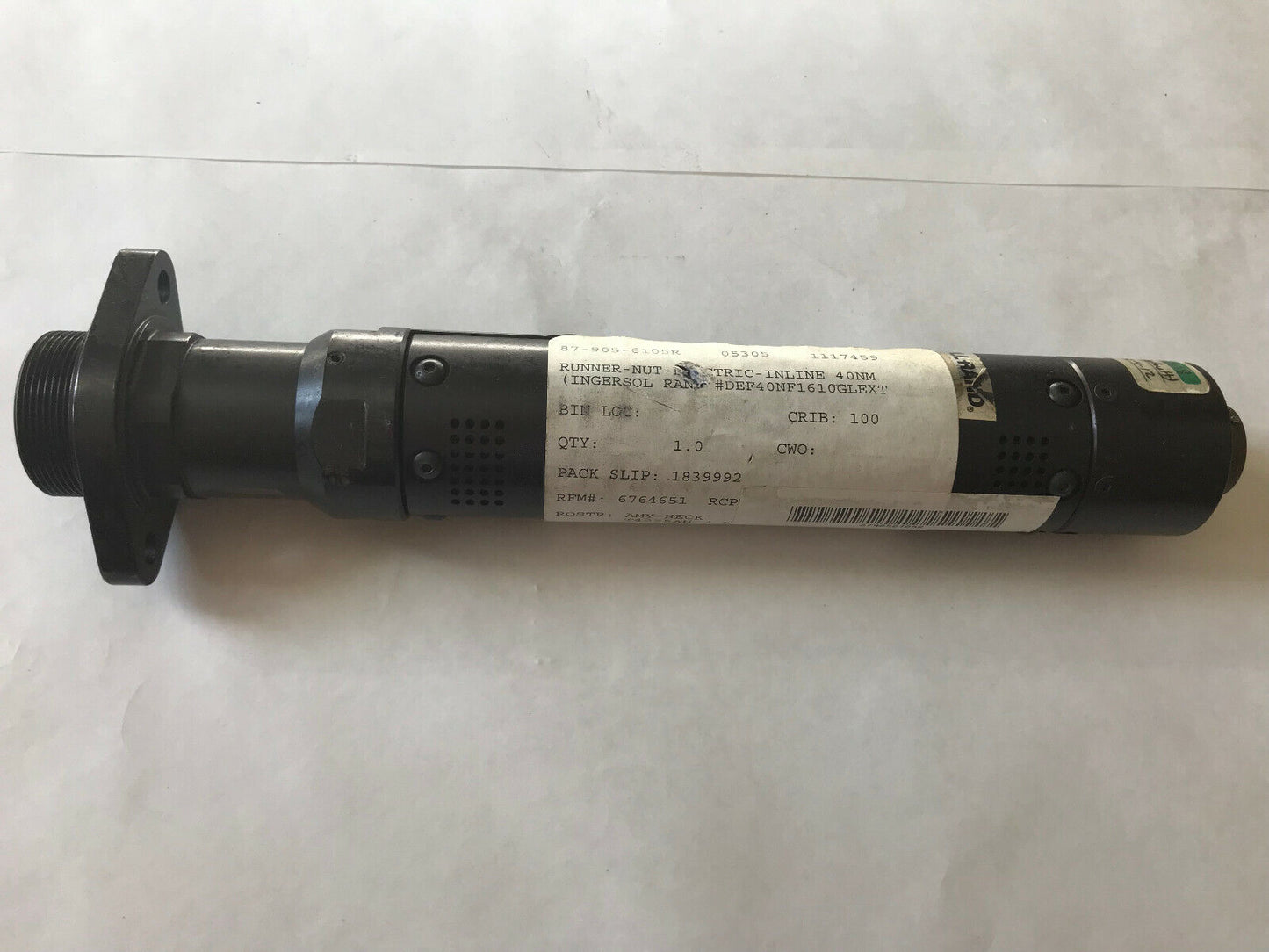 Ingersoll-Rand Def40nf1610glext Nut Runner,Def40nft1610glext,Sf