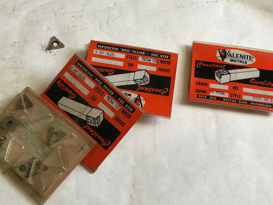 New Lot 50 Valenite Stn-32S Carbide Inserts,Valenite Stn-32,Tl