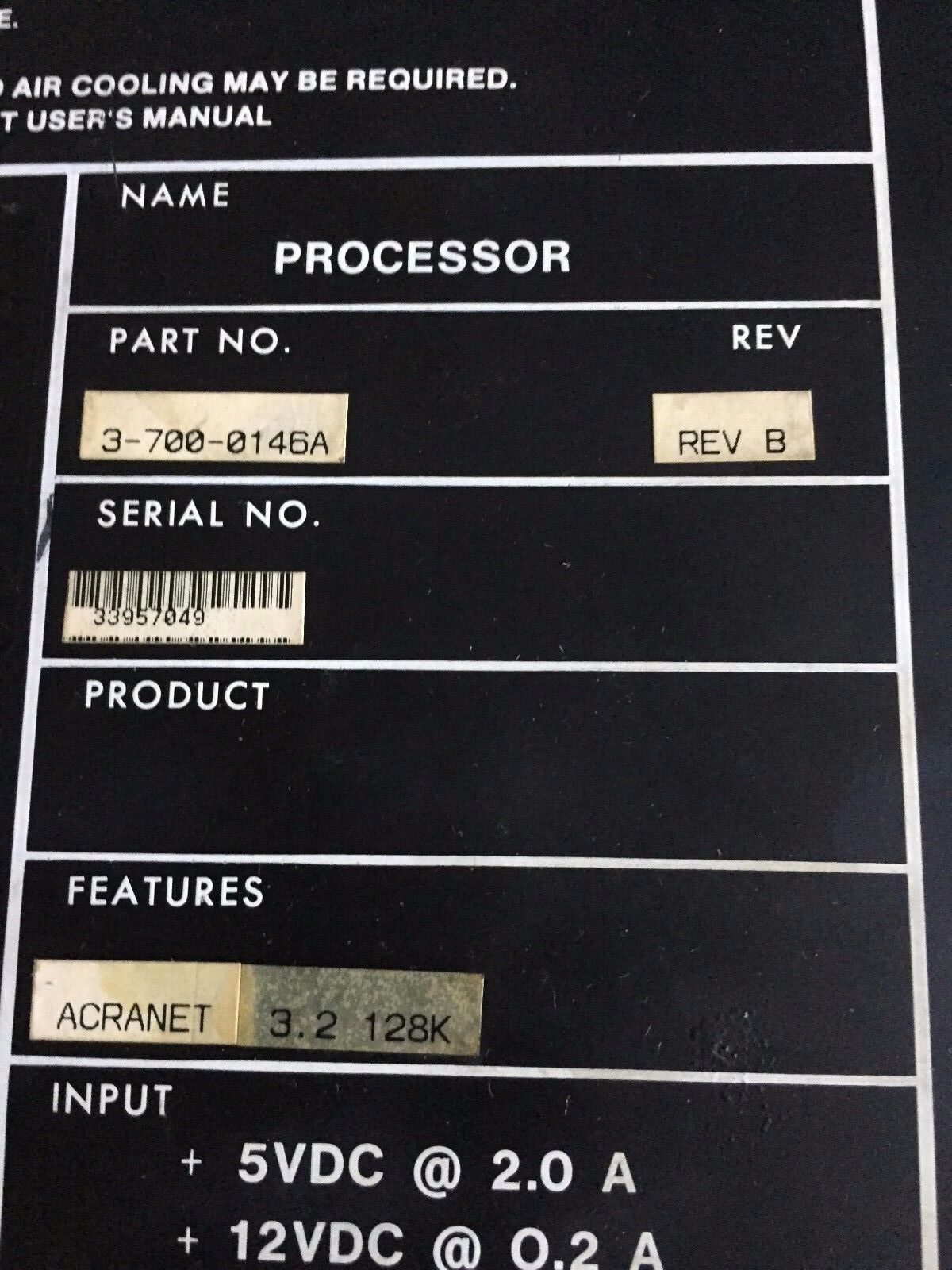 Cincinnati Milacron 3-700-0146A Logic Processor,Bl