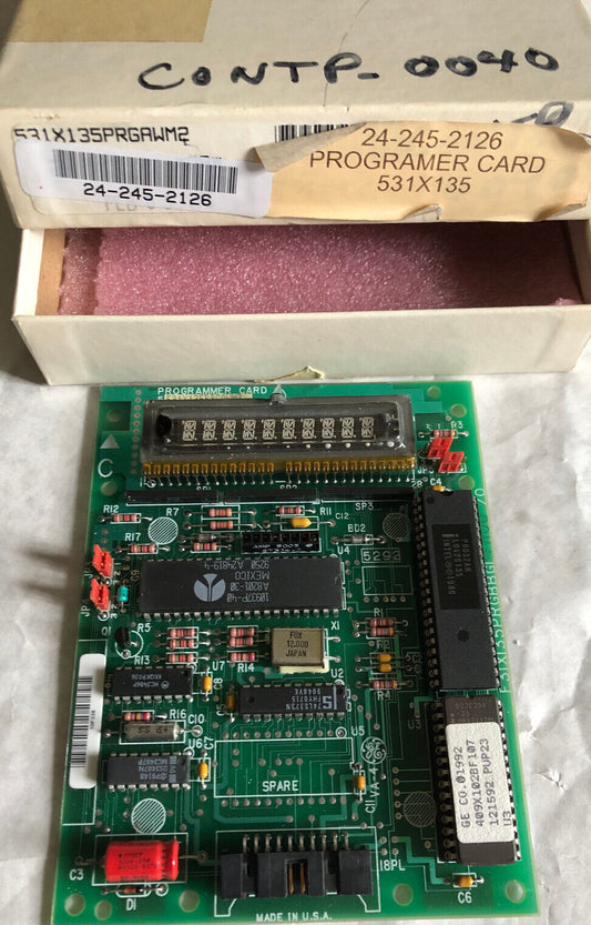 Ge 531X135prgawm2 Programmer Card,F31x135prgbbg1,F31xi35prgbbg1,Cy