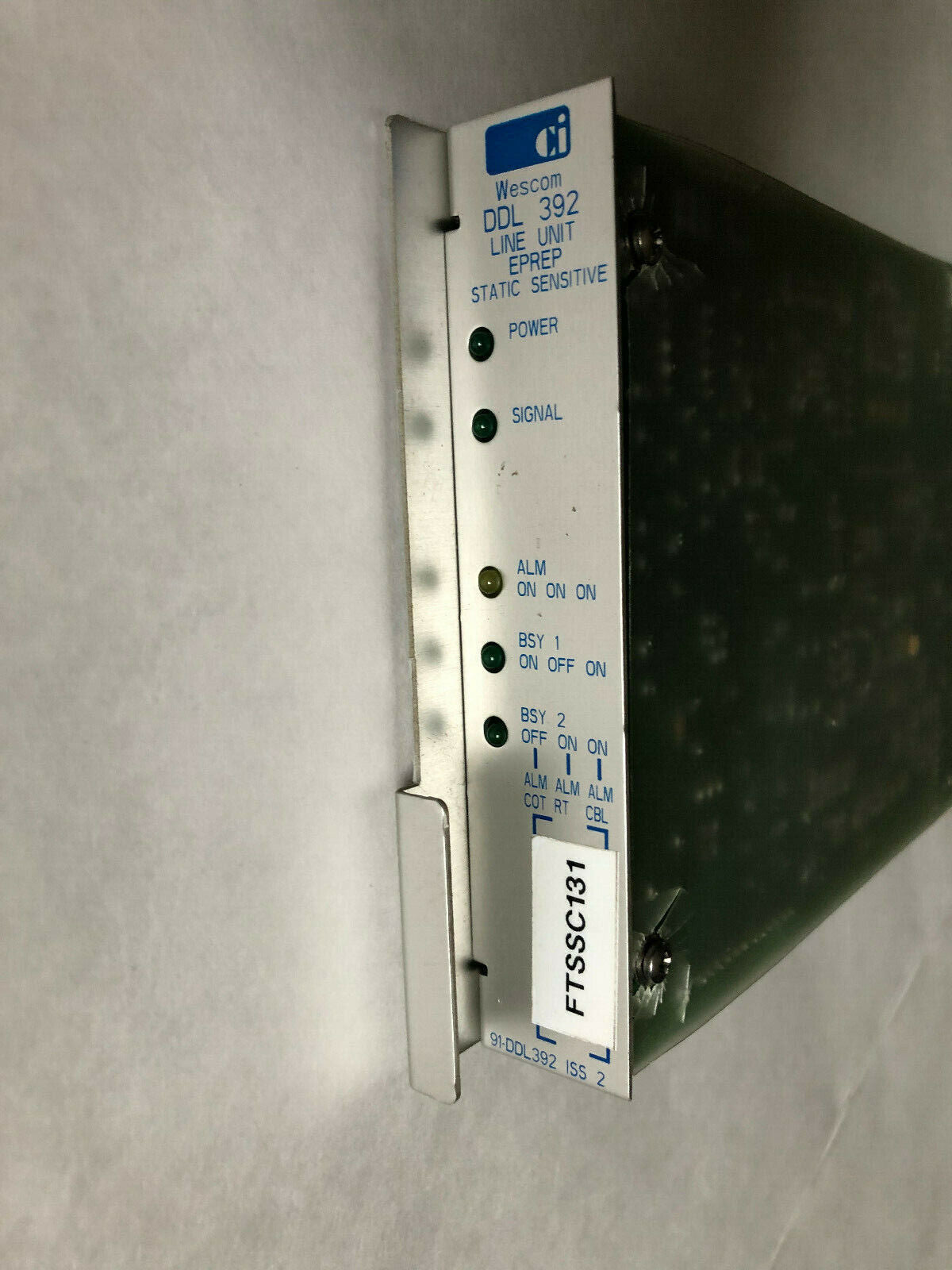 Wescom Ddl 392 91-Ddl392 Iss 2 Line Unit Erep,B75-000101B,C75-000100B,Cf
