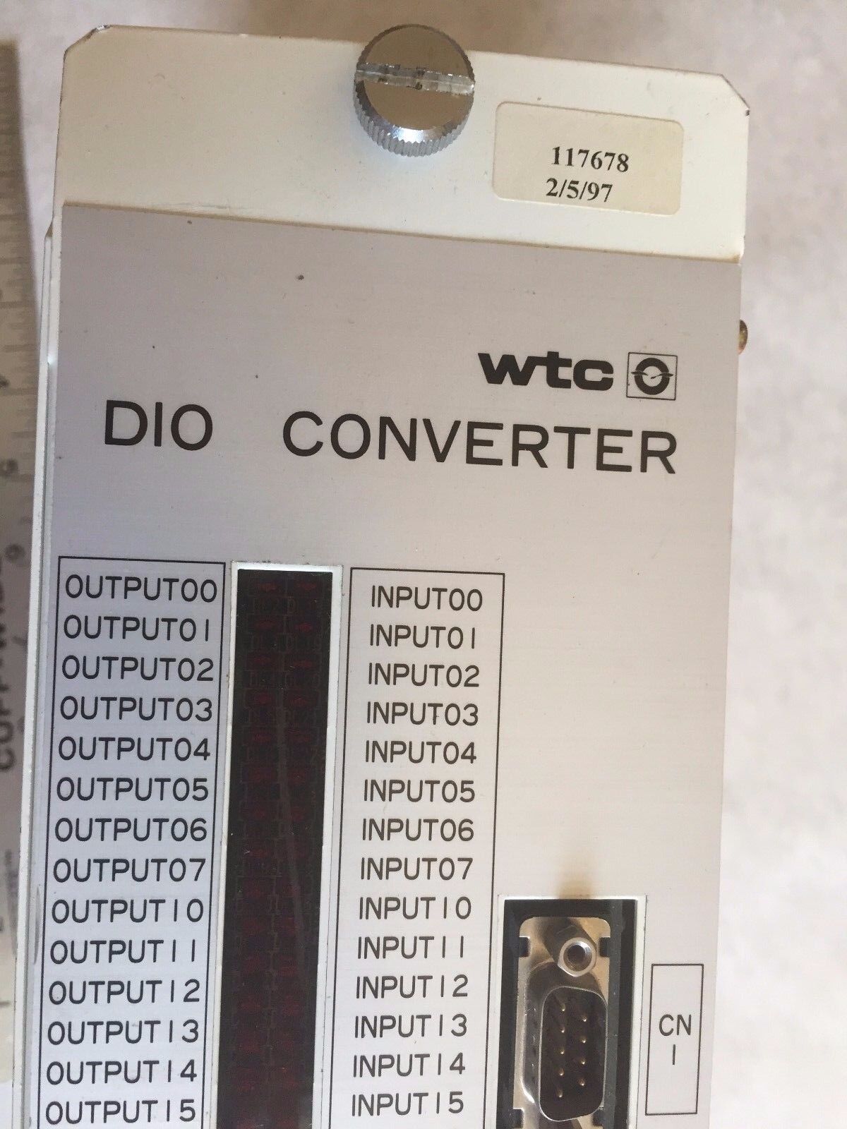 Wtc U60-D01a,94B08-400-0,Wtc A6-1153 Dio Converter,Prog No S180-V1.0,S4,Tn,Eb