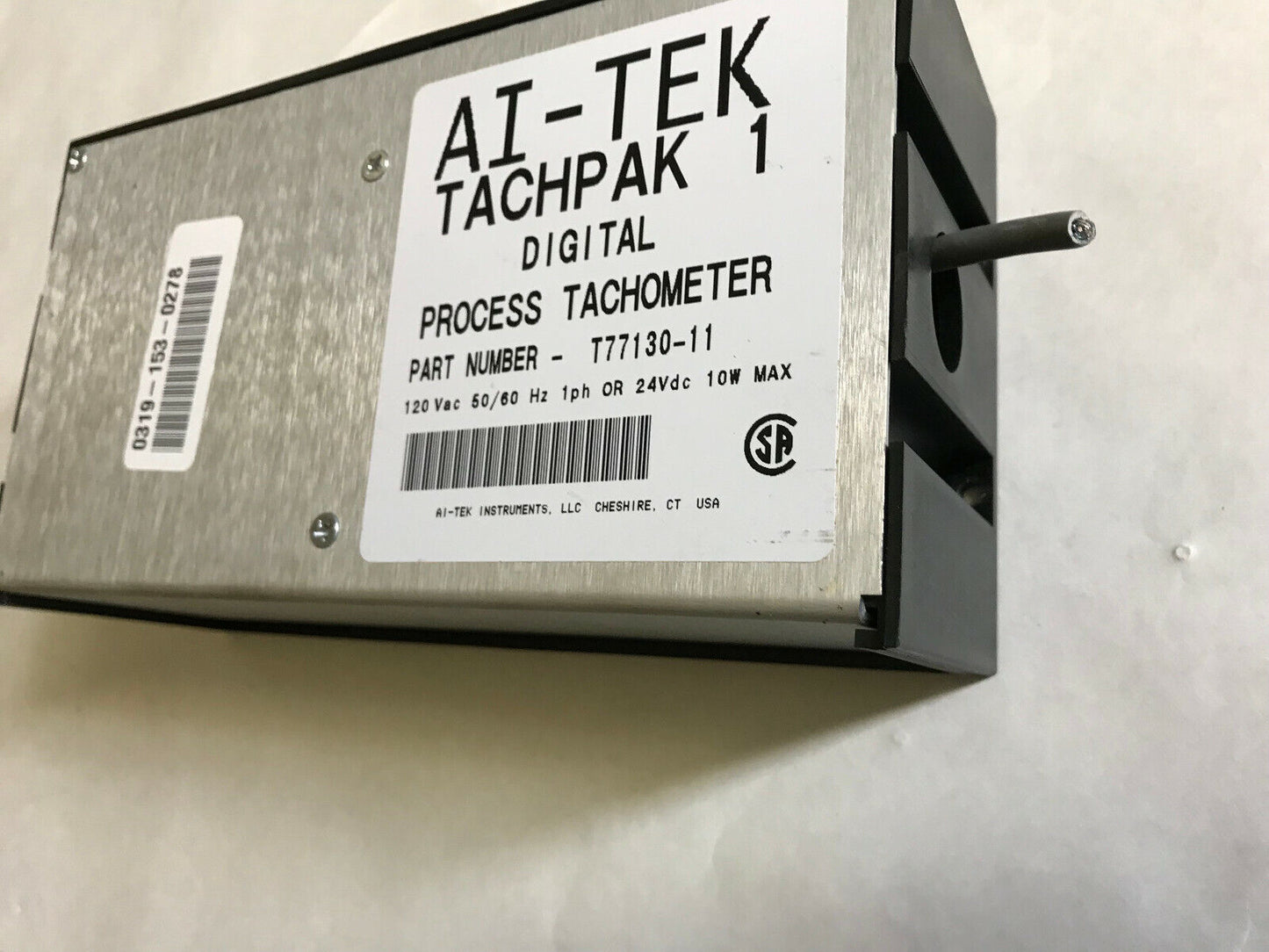 Ai-Tek T77130-11 Digital Process Tachometer,Tachpak 1,120V,1Ph Or 24Vdc 10W,Sf