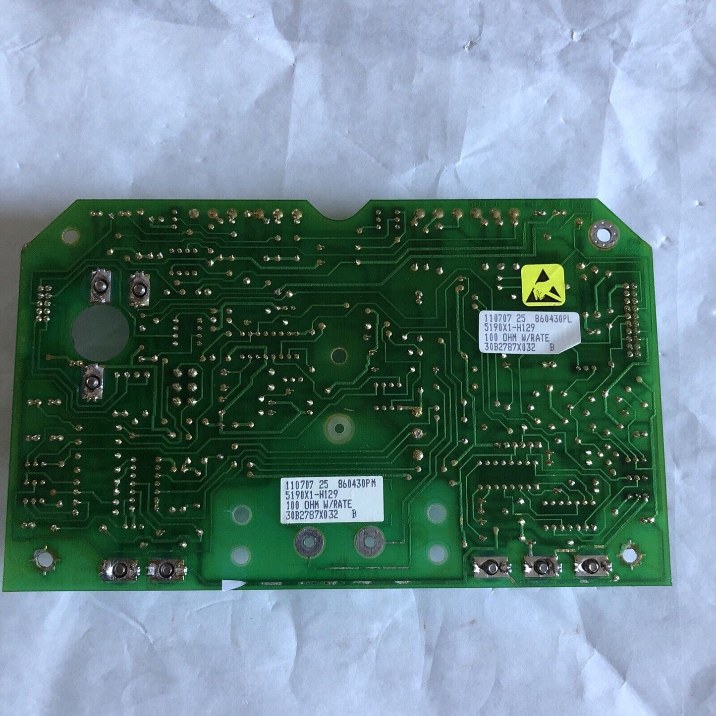 Fisher 30B2787x032 B,5190X1-H129,30B3112 L5a,Type 5190,100 Ohm W/Rate,Dd