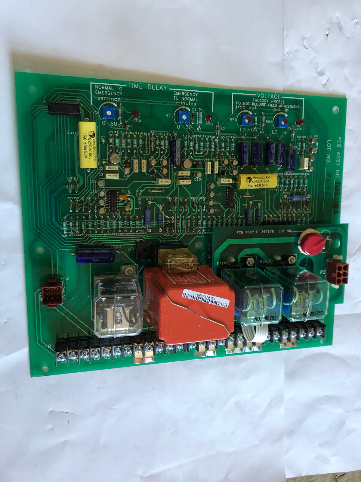 New Kohler D297383,C-297878,Kohler Pcb 297879-C Board Assembly Relay Board,Ar