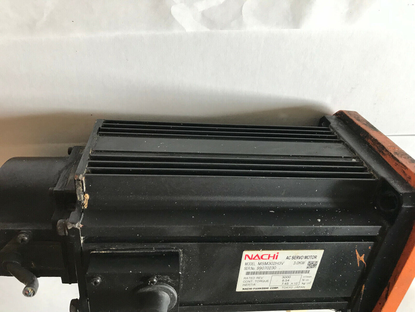 Nachi Fujikoshi Msm302h3v Ac Servo Motor 3000Rpm 9.54Nm 3.0Kw,Nachi Msm302h3v,So