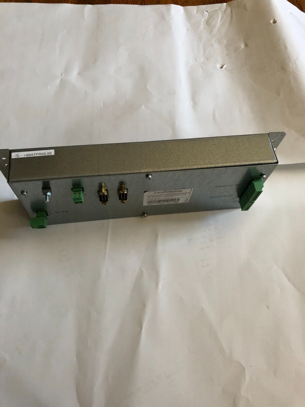 New Atelier Iio/Rs485 Analog Input / Output Module 99Atfr03.00/1986,Iic/Rs485,Bt