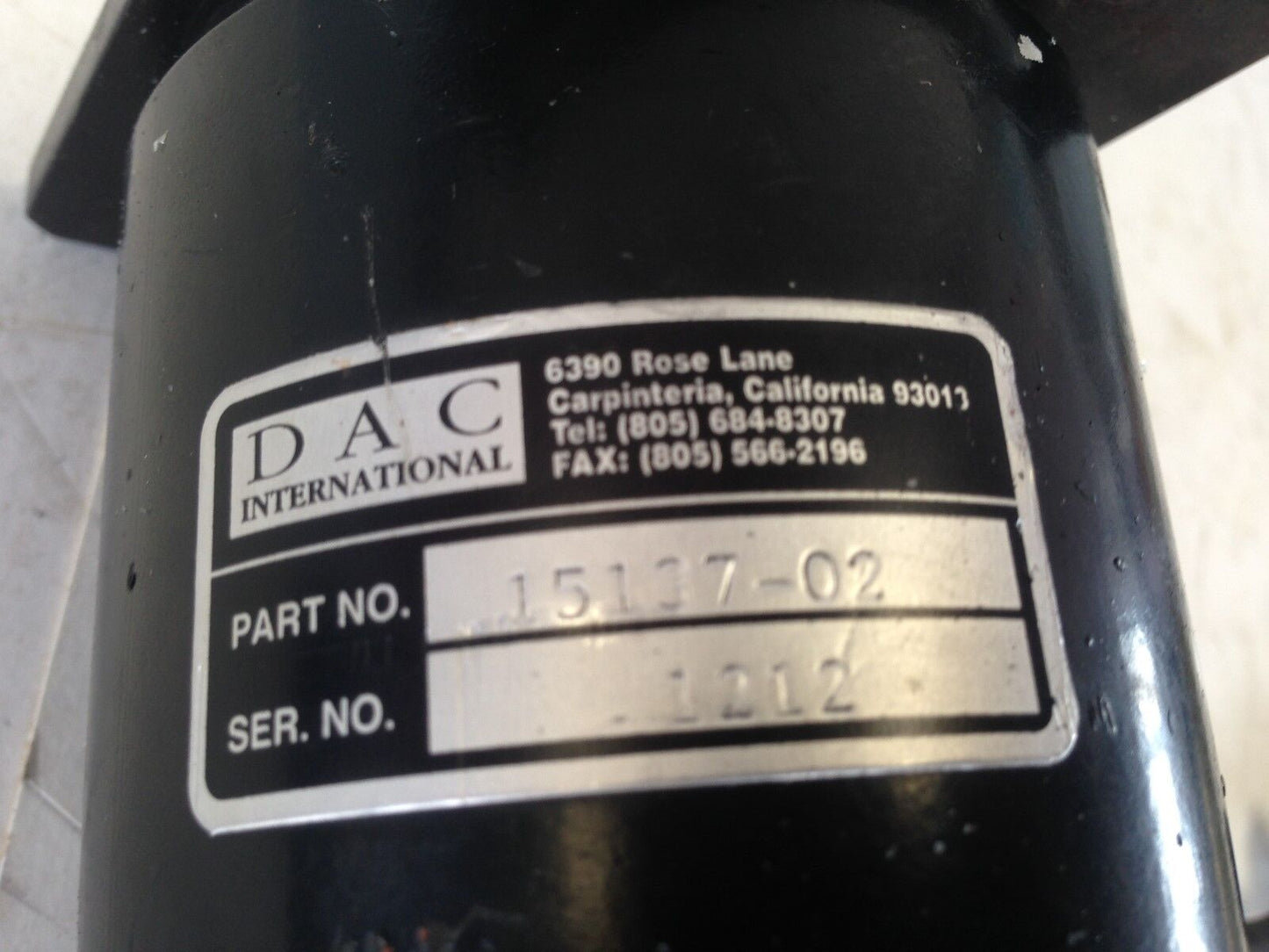 Dac 15137-02 Servo Motor, Shaft Diameter: 1/2", Shaft Length: 1-1/2",Fd