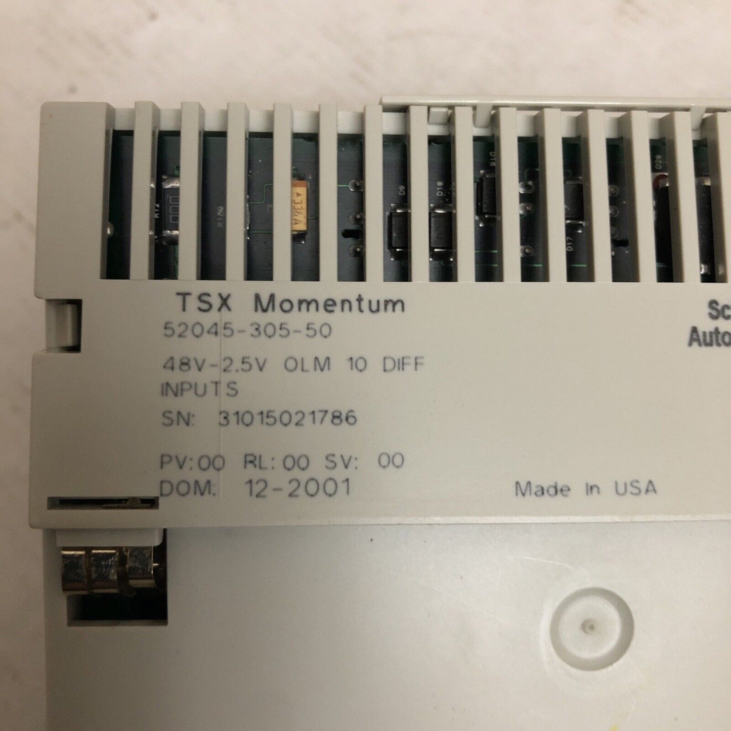 New Schneider 170 Olm 869 05,52045-305-50,Tsx,170Olm 86200 Input 10Pt Dif.,Cs