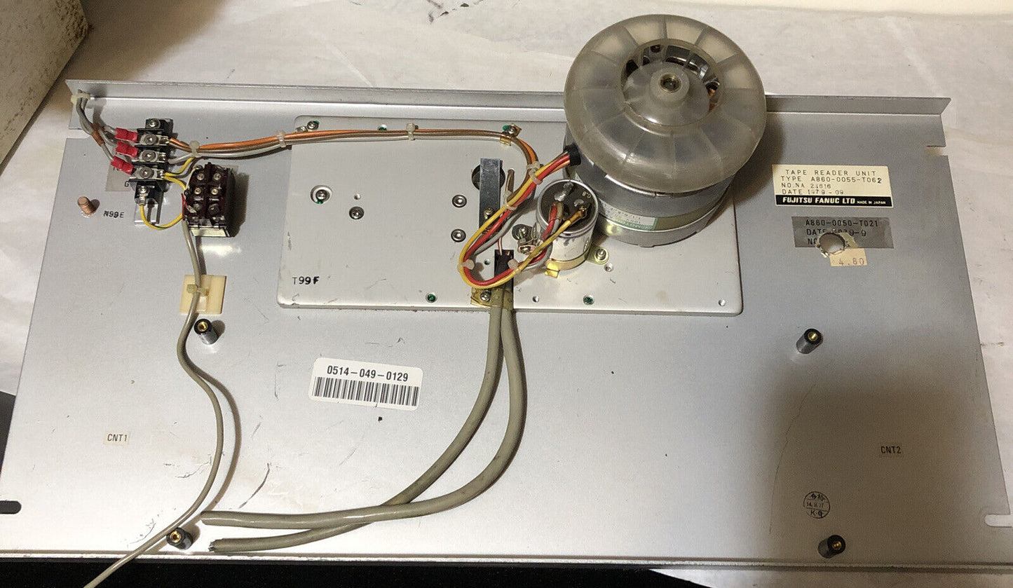 Fujitsu Fanuc A860-0055-T062 Cnc Tape Reader Unit  Fanuc A860-0050-T062,Bk