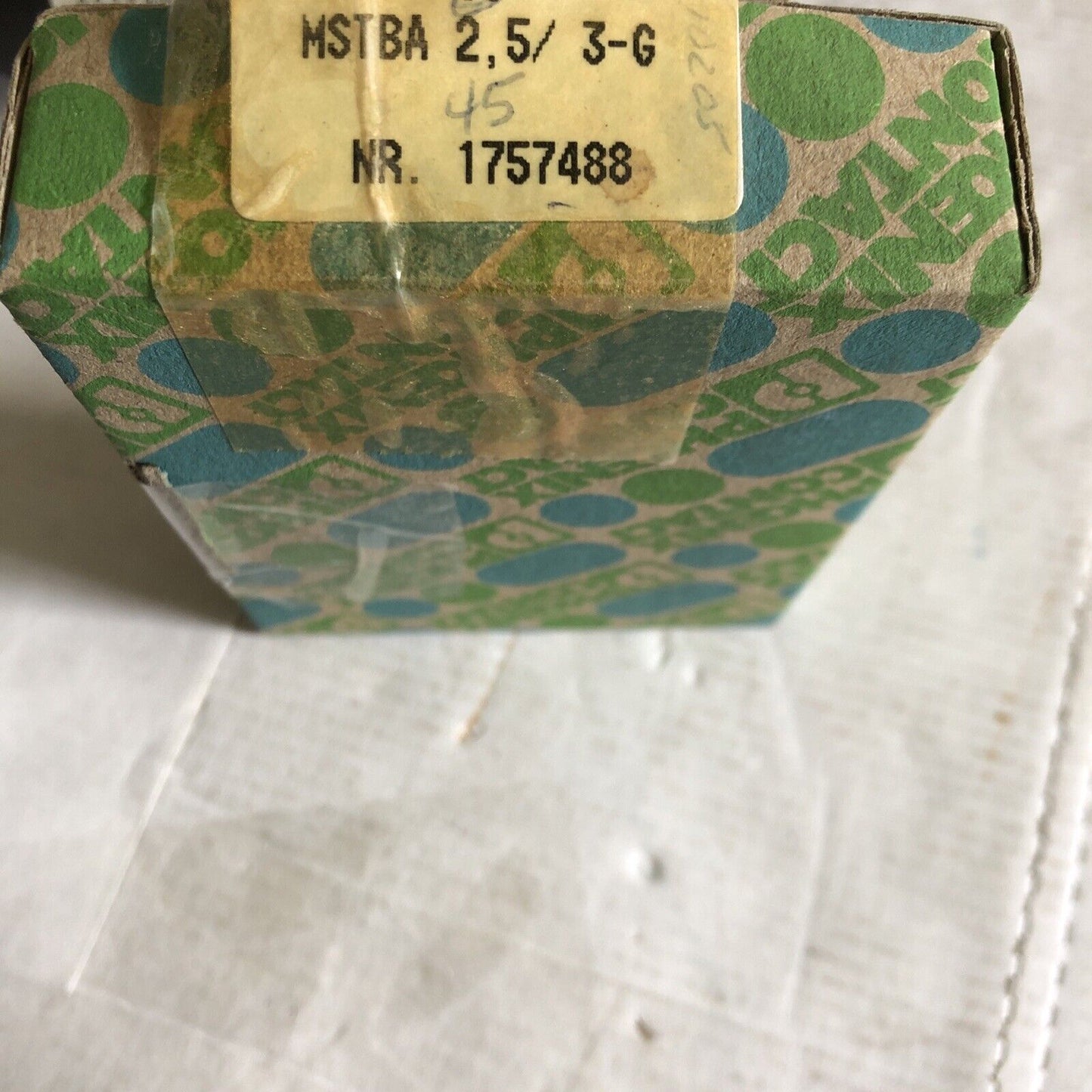 New Lot 46 Phoenix Contact Mstba 2, 5/ 3-G,Mstb1.5 Terminal Blocks,1757488,Dj