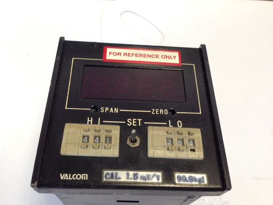 Valcom Cal 1.5Mv/V  99.9Kgf   Vls-B1-Ps-99.9Kgf-2S-1-0 Display Panel,Tk