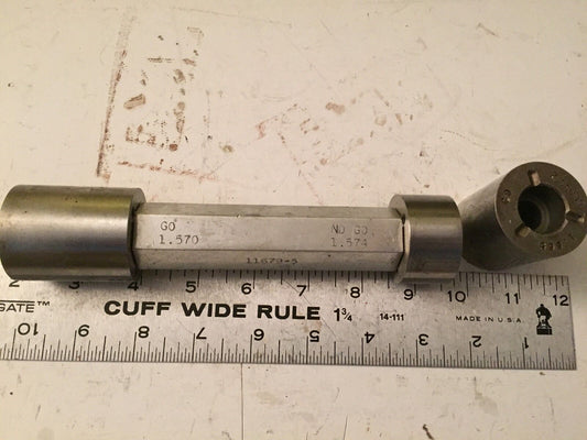 Used Go No Go Gage, Go Gauge,1.570, 1.574, 1.565 The Pipe Machinery,Am