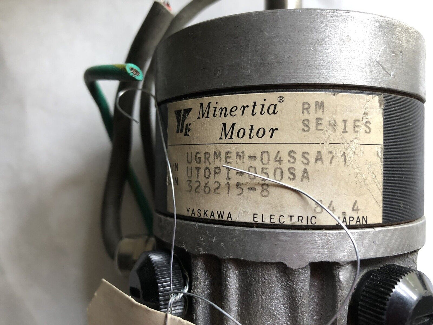 Yaskawa Electric Ugrmem-04Ssa71 Servo Motor, Shaft Diameter: 11Mm,Tc
