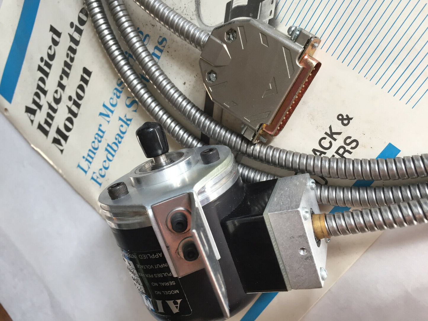 New Aim Pe2500.Ld.M Rotary Encoder. 2500 Pulses Per Revolution. 5Vdc,Sg