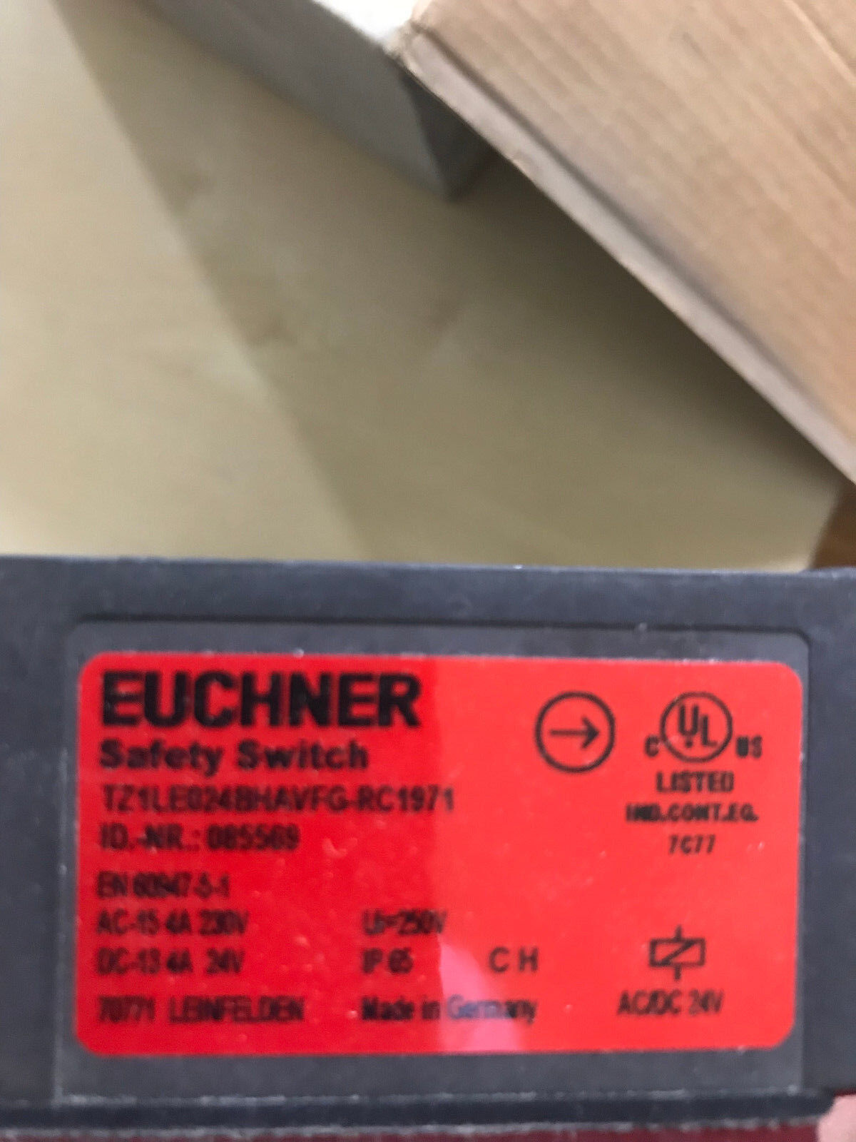 New Euchner Tz1le024bhavfg-Rc1971 Safety Switch Tz,Tz1le024bhavfg-Rc1971,Bp