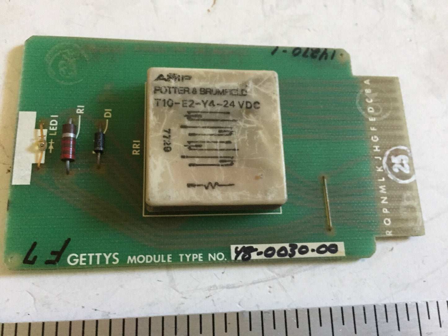 Gettys 48-0030-00,48-0030-101 Elwood Corporation Pc Relay Module , Bw