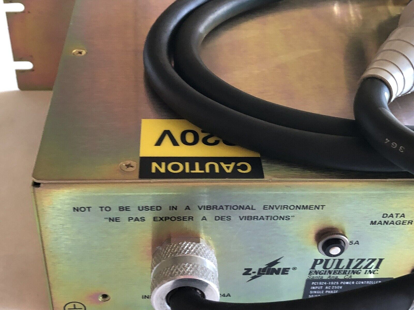 Pulizzi Pc1924-1925,H07rn-F,Fsu1199ab Power Controller 208/250V 24Amp 1Ph,Ch