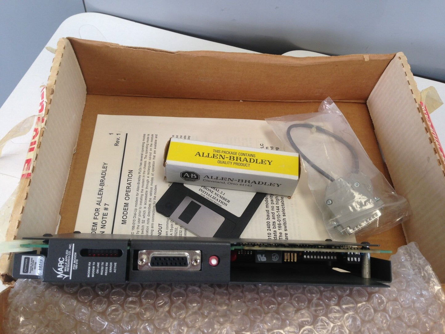 New Marc 166-010 Psk Modem Miille Applied Research Co Inc 1771-Wc, Fg