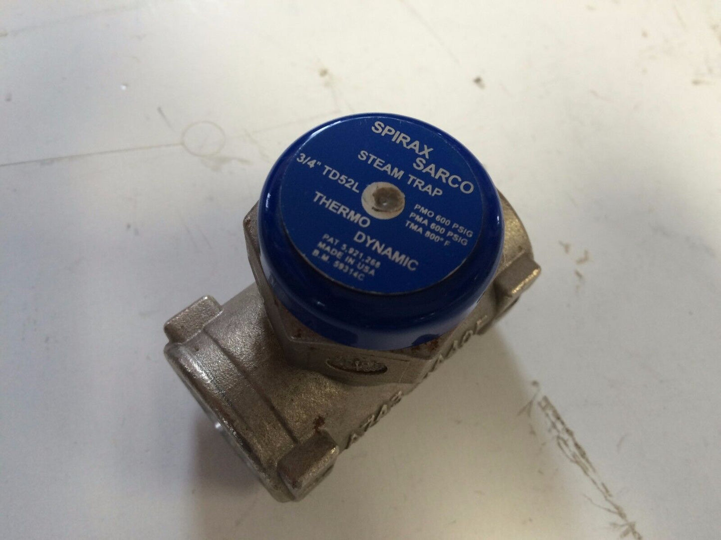 New 3/4" Spirax Sarco Td52l,B.M.39314C Thermo Dynamic Steam Trap Cool Blue,En,Tg
