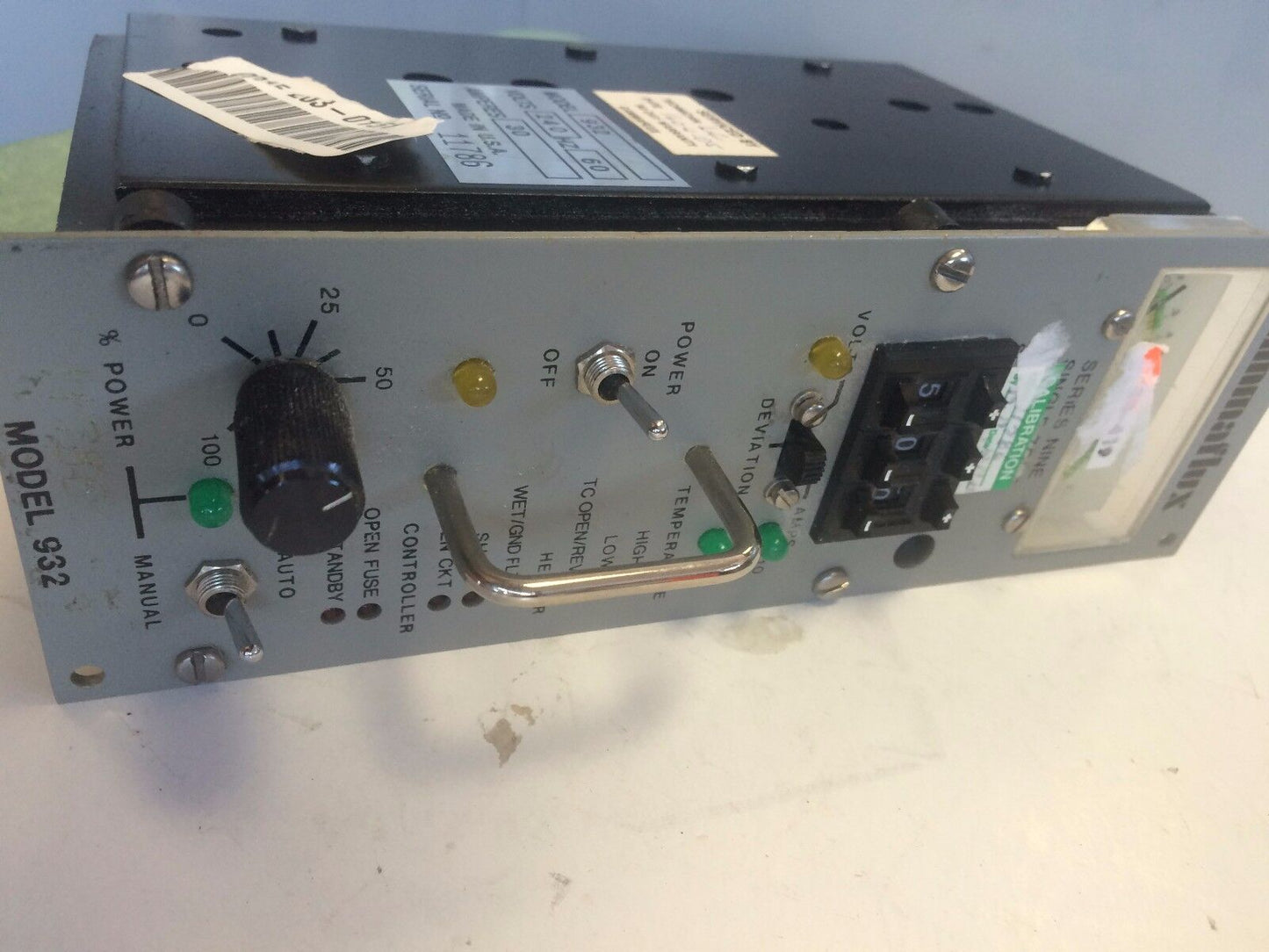 Gammaflux 932 Single Zone Temperature Control Gfx-A932-03D,Dd