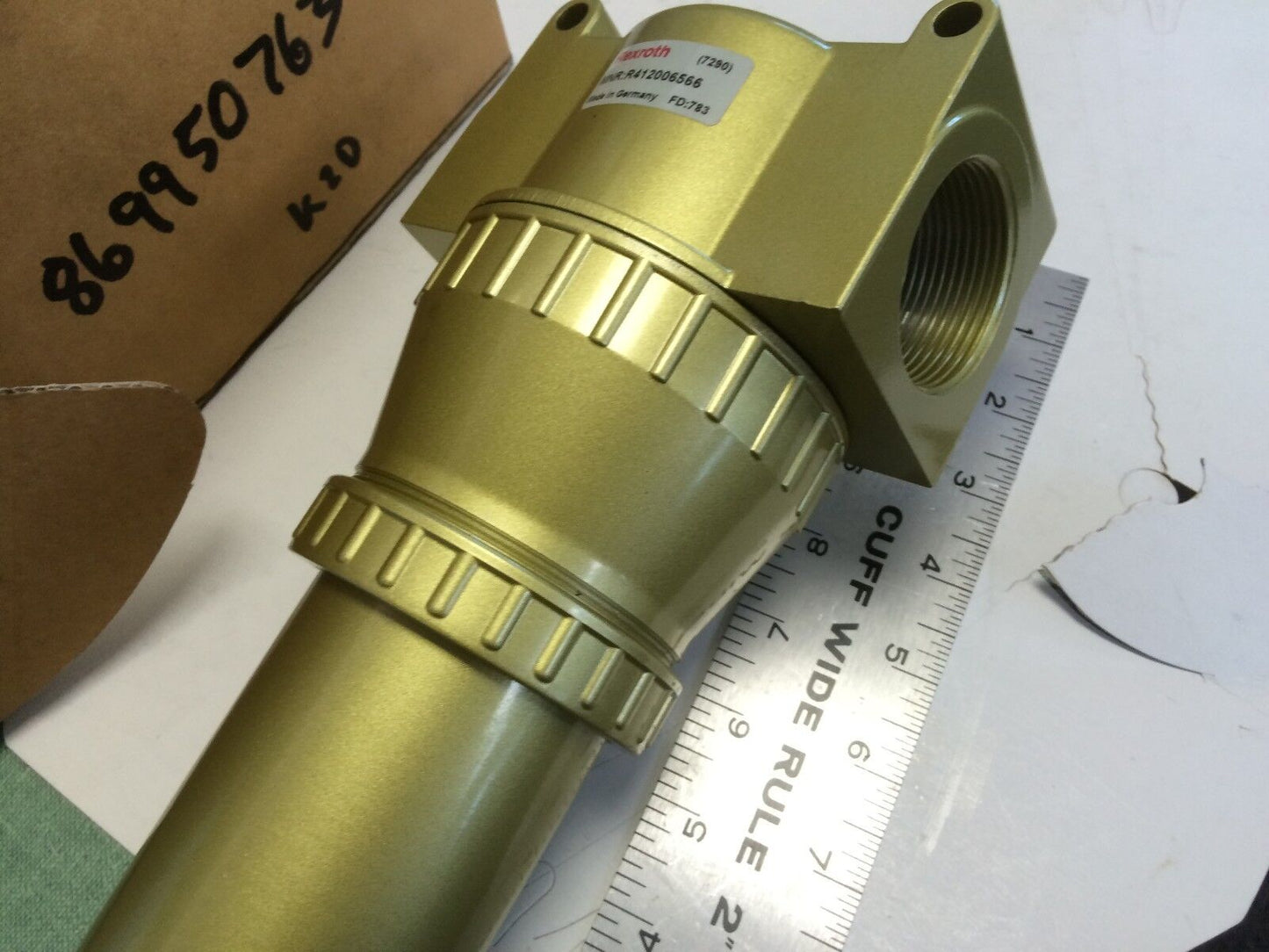 New  1 1/2" Npt Rexroth Mnr R412006566   Pneumatic Filter  Regulator,Bj