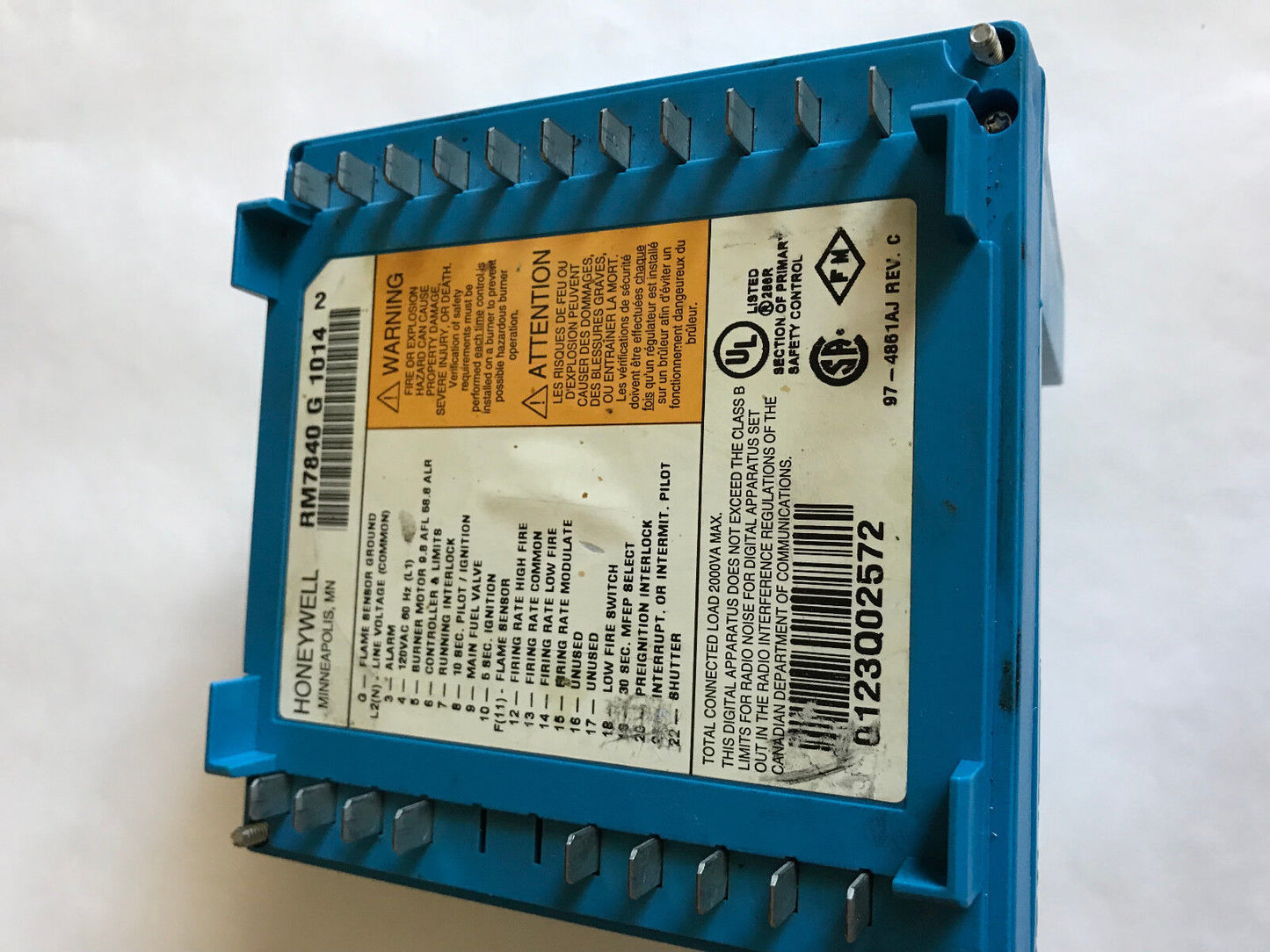 Honeywell Rm7840 G 1014 Burner Control,Eh