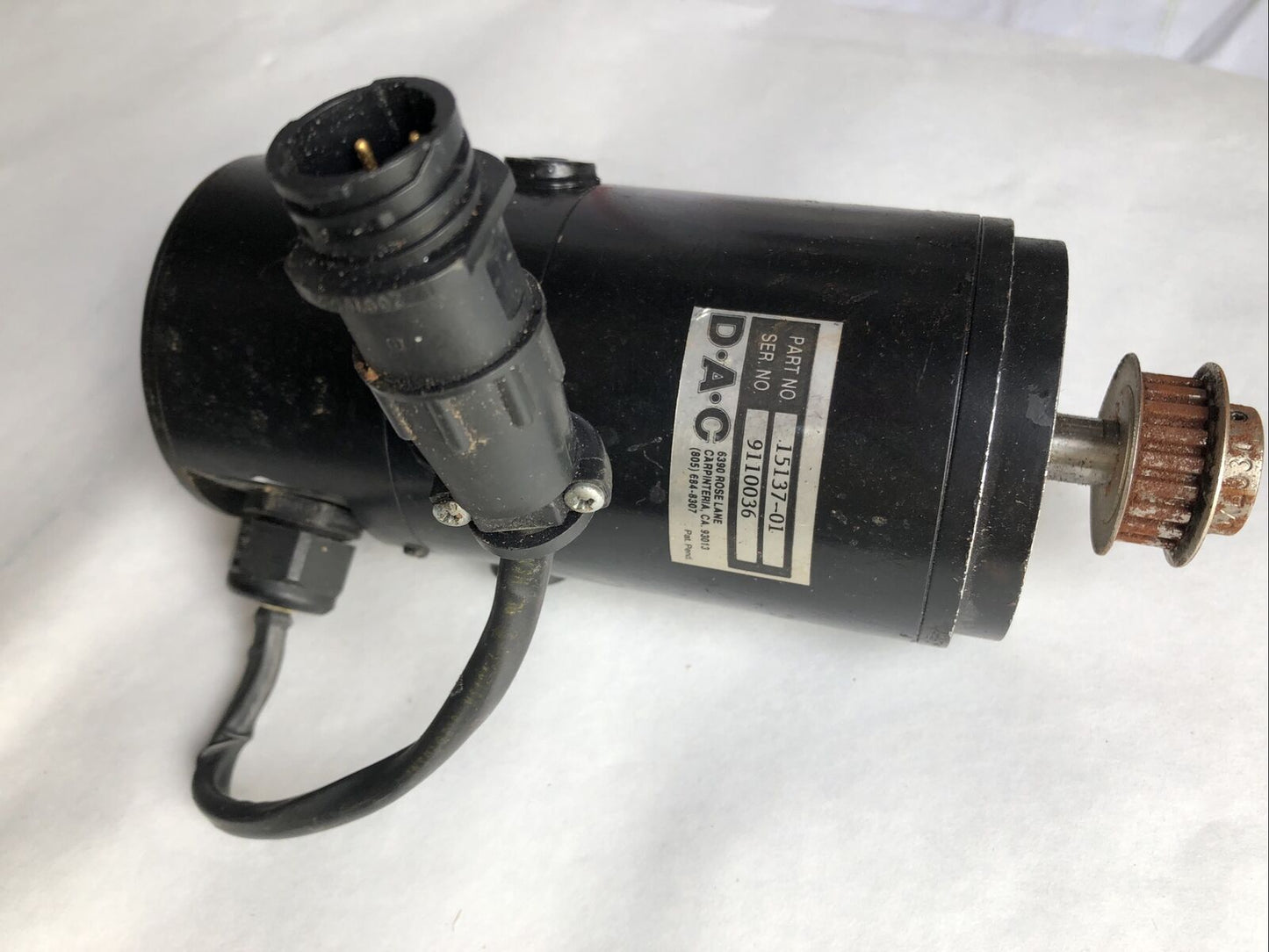 Dac 15137-01 Servo Motor,Shaft Diameter: 1/2",Shaft Length 1-1/2" D.A.C Motor,Fk