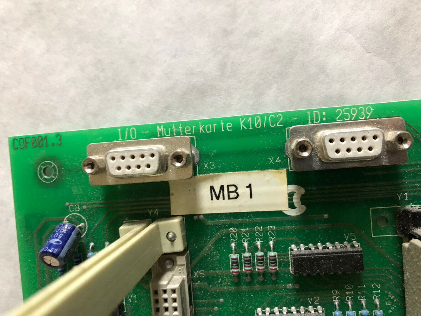 Colotronic I/O-Mutterkarte-K10/C2-Id:25939 Plc Processor Cof001.3,C0f001.3,Bz