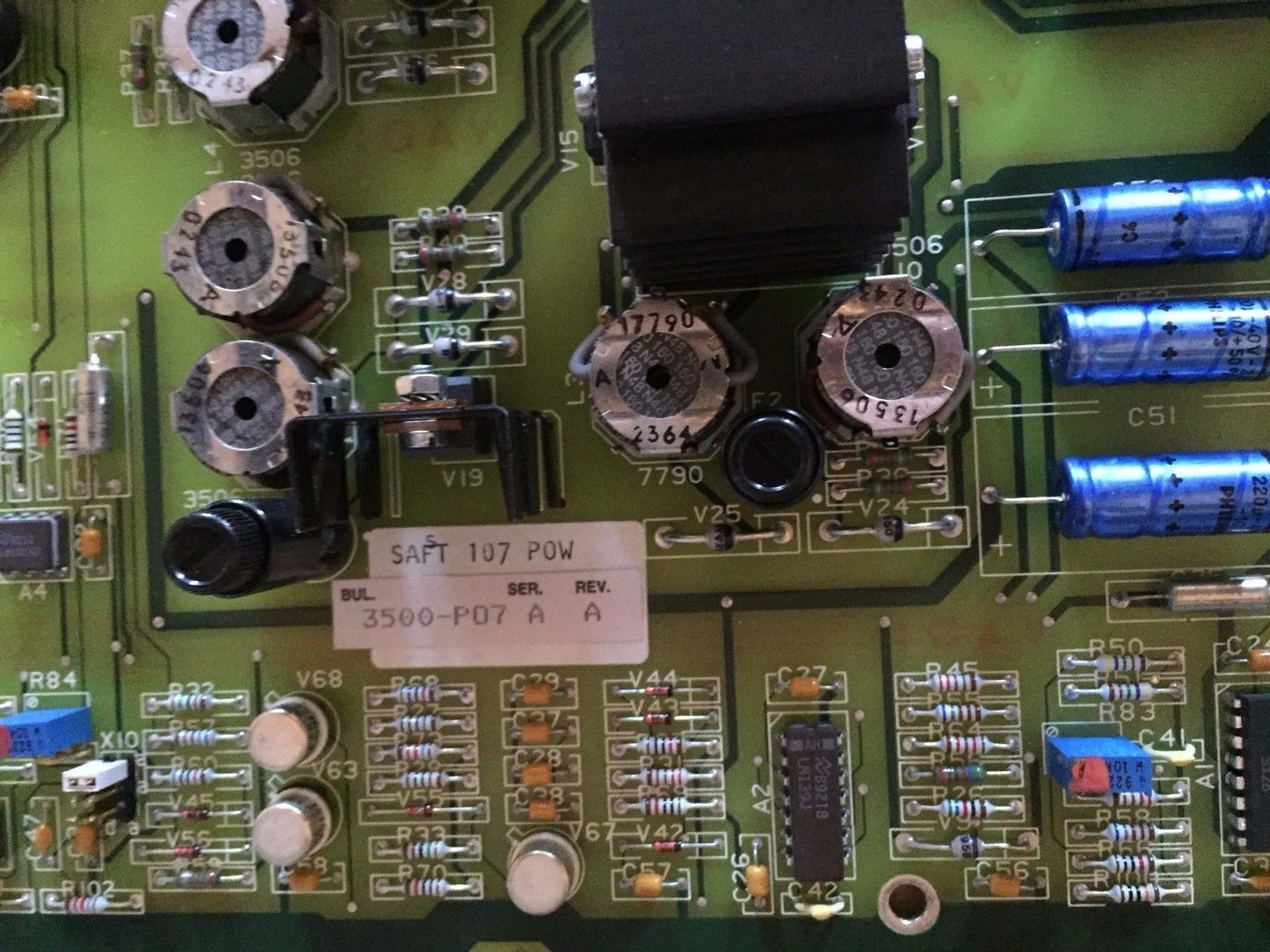 New Allen Bradley 3500-P07,Saft 107 Pow,5761037-9L Stromberg Power-Supply,Cf