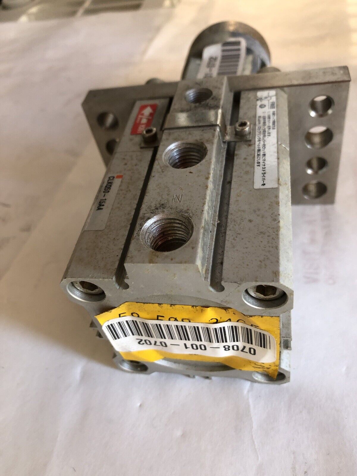 New  Smc Clkq50-15Aa-Dci9119i Pneumatic Cylinder Clamp,Dk