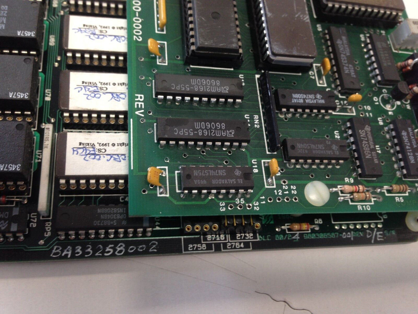Pcb Ba33258002 7-45, 300-0002, Blc 80/24 980306587-00 Rev D/E  Pcb Board,Sb