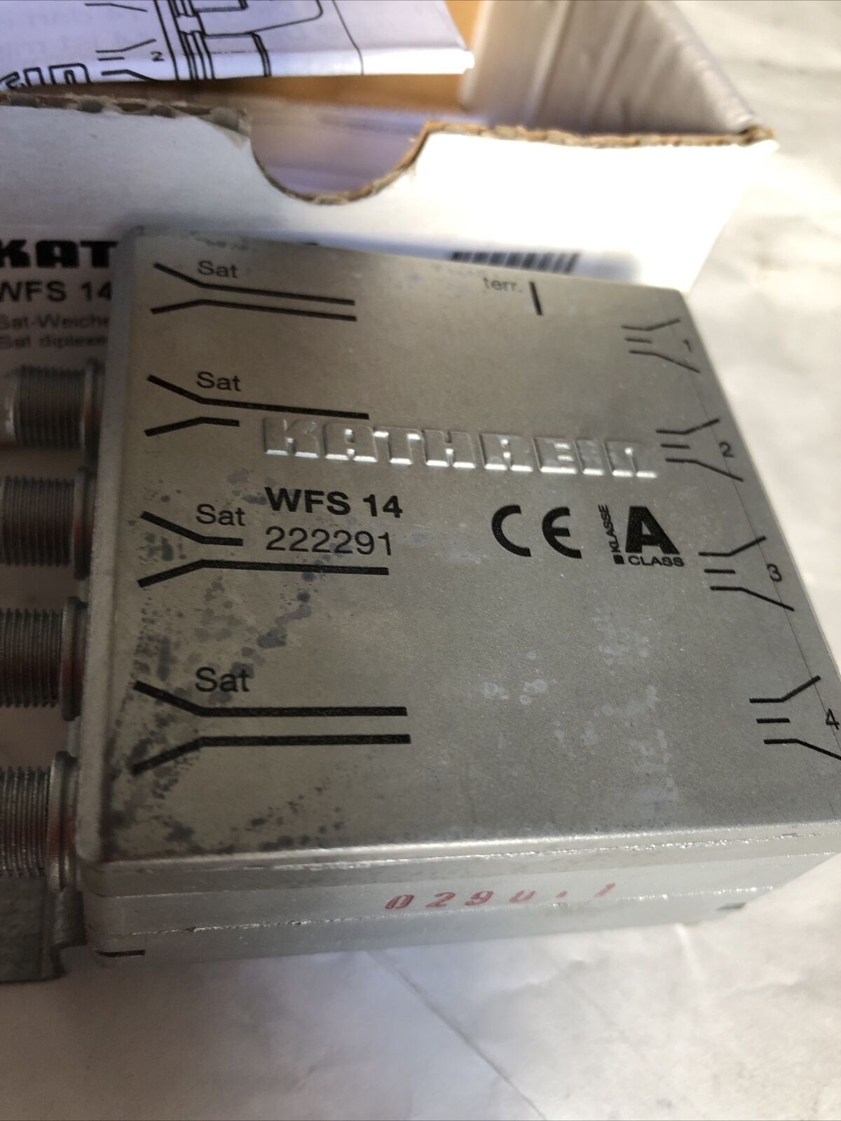 New Kathrein Wfs 14,222291 Diplexer Feed-In 5X4 Wfs14,Fe