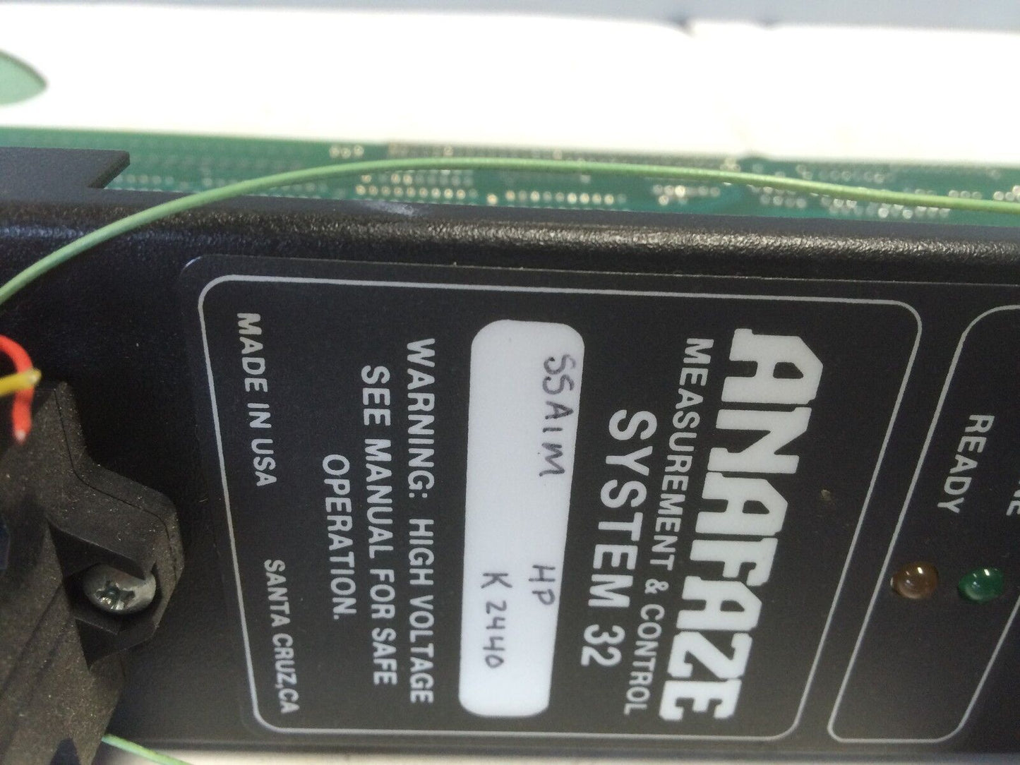 Anafaze Measurement  Control Board System 32,Ssaim K2440, 10415-00 Rev C,Bf