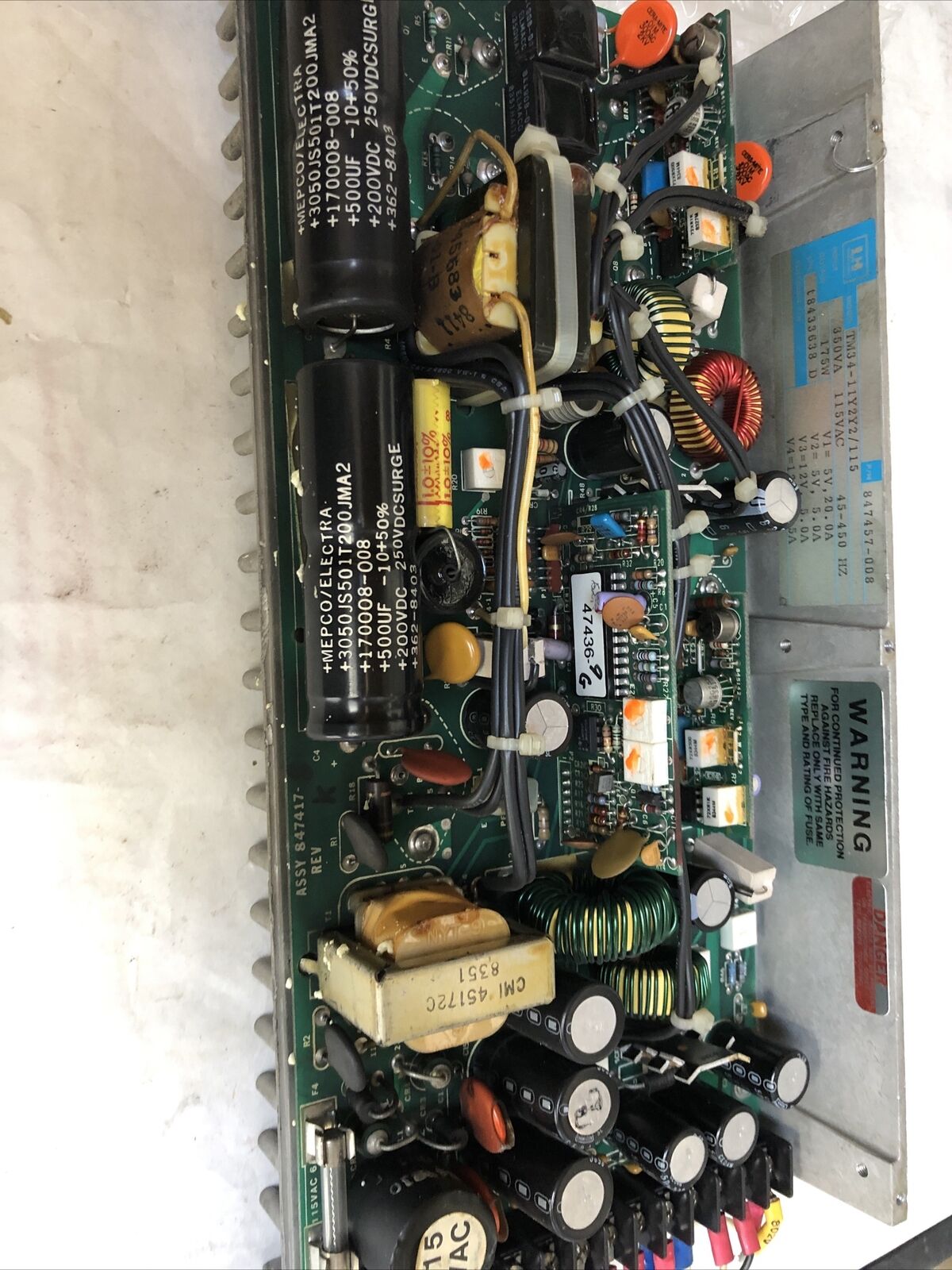 Lh Research Tm34-11Y2y2/115,847457-008,Power Supply,175 W,5/12 Vdc,847417,Ff