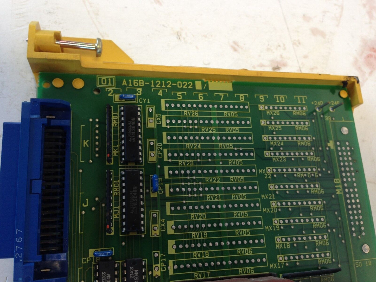 Fanuc A16b-1212-0222/02A I/O C5 Pc Board A16b-1212-022,A16b-1212-022, Di,Sb
