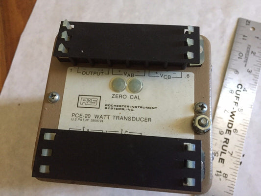 Ris Pce-20-P1-E0-C5-Xa-F60-W0-Z0-A2-G0,Ris Pce-20 Watt Transducer Rochester,Ap