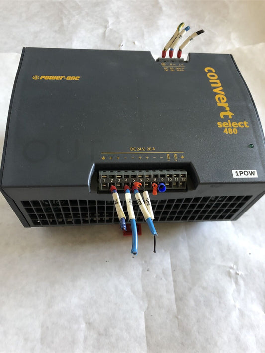 Power One Lxn 1601-6 Convert Select 240 Ac-Dc/Dc-Dc Converter,Ed