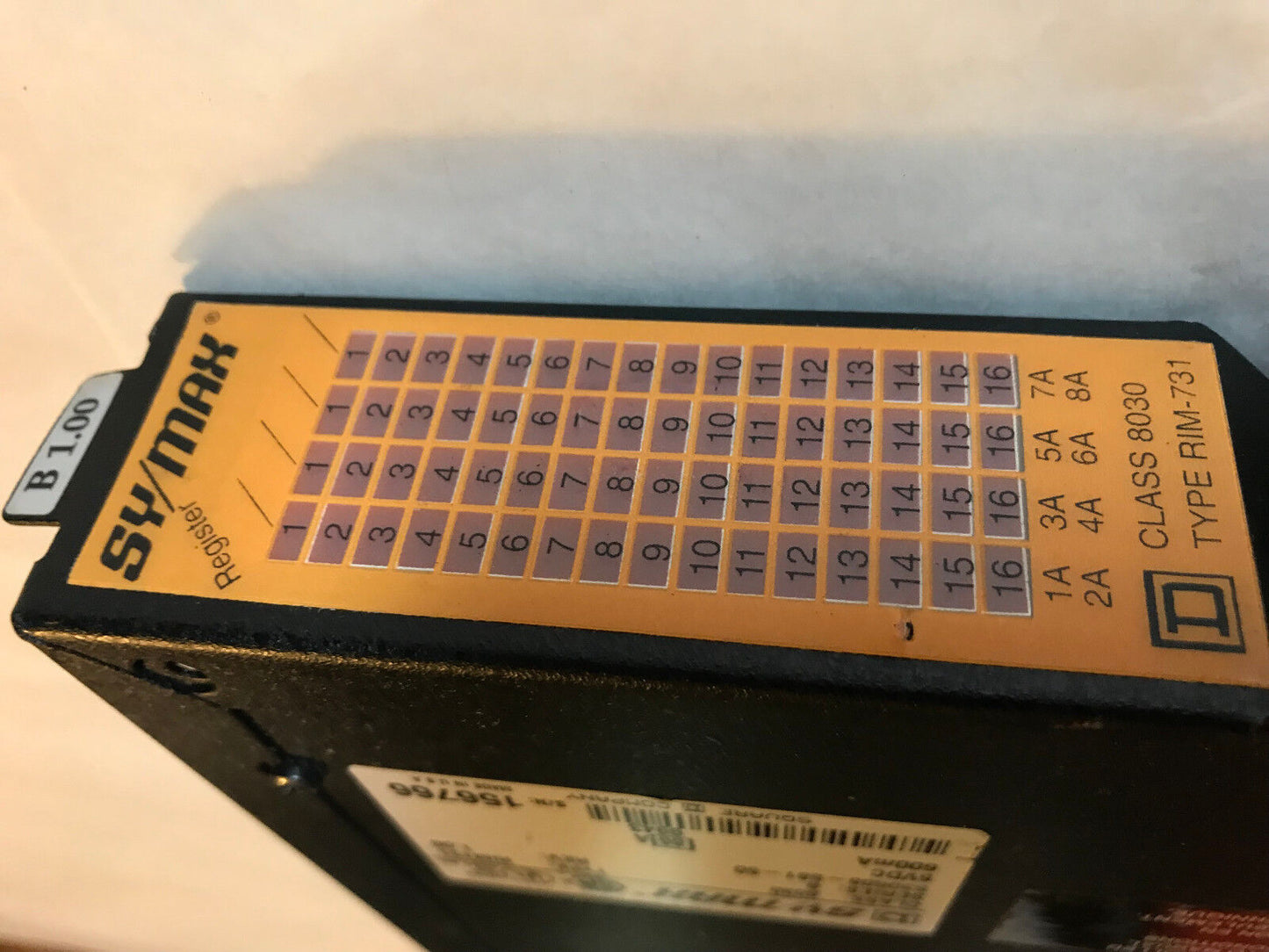 Square D Rim731,8030 Sy/Max 64Pt Input 8030-Rim-731,S30608-581-50 ,Sa