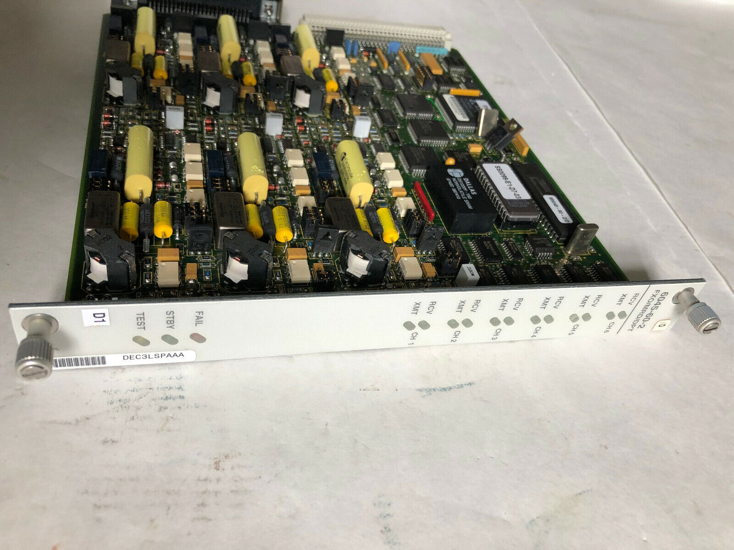 Telco Systems Pc Board Telco 6045-60-2 Fxo/Mrd/Dpt,Tpn065-2853 Rev.A,Ck