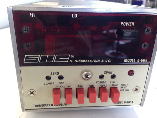 Shc S. Himmelstein 6-568 61205,Shc Model 6-205A Transducer Amplifier ,Fl