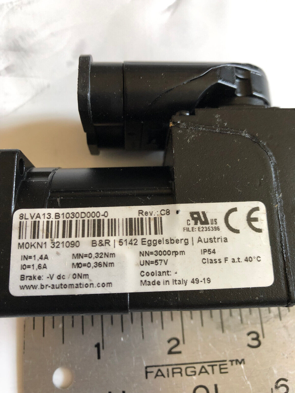New B&R 8Lva13.B1030d000-0 Servo Motor. 3000Rpm,An