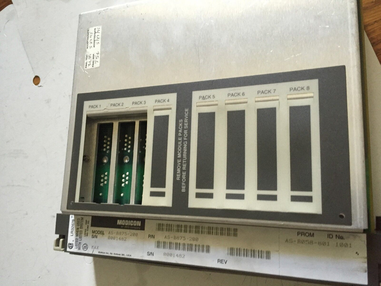 Modicon As-B875-200,B875-200 Input Module Analog Configurable 8Point,B873-200,Ee
