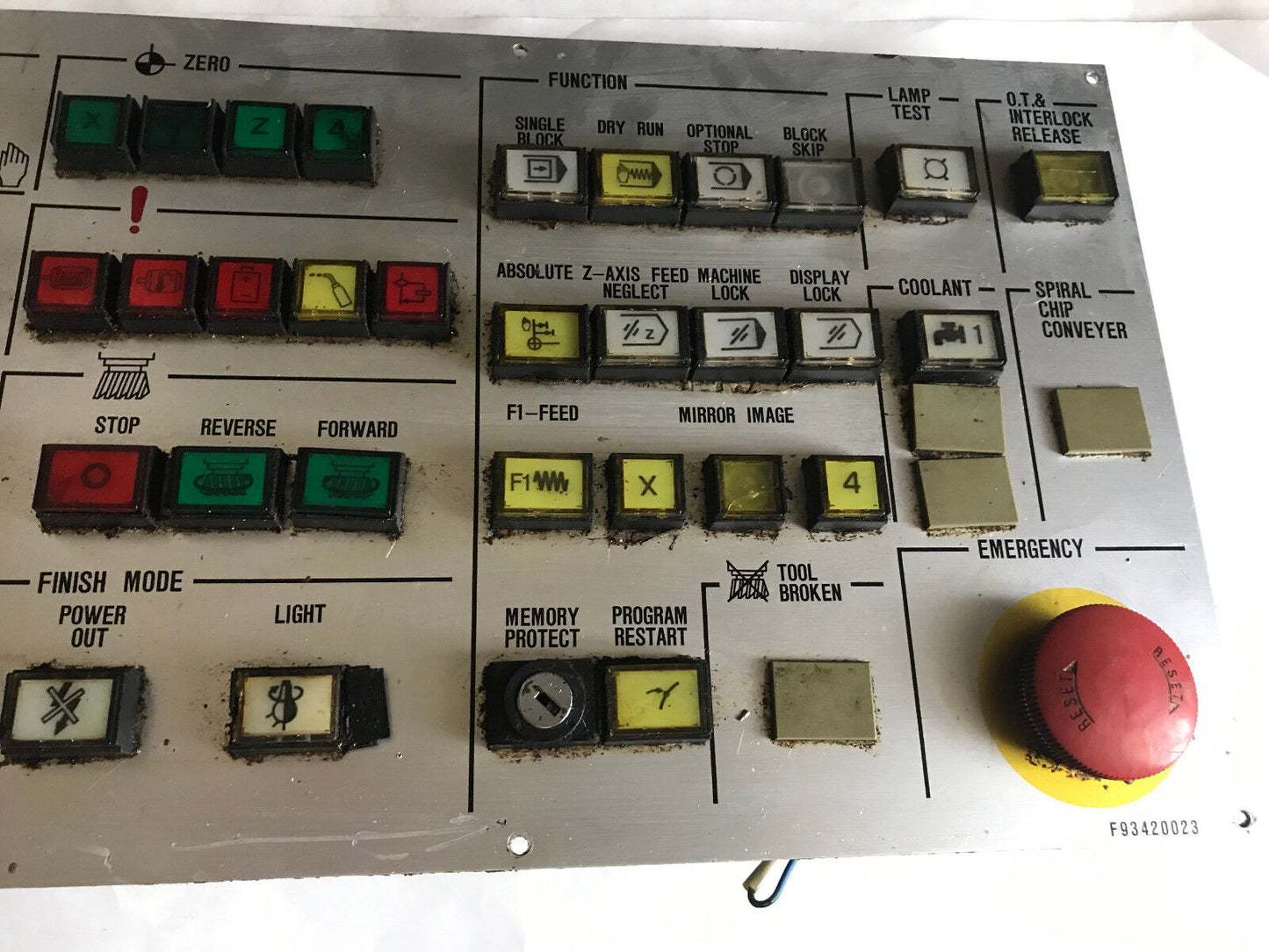 Leblond Makino System 6M Vmc Cnc Control Panel F93420023,Sh