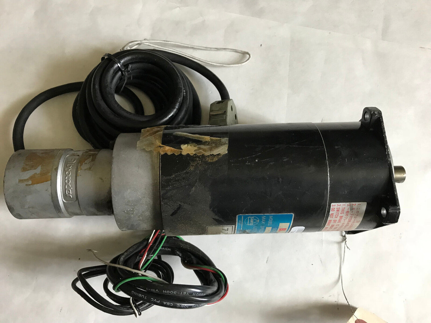 Sanyo Denki Bm014hbc90 Bl Super Servo Motor Lot No 07807S Mre-256Sp052fss,Ad