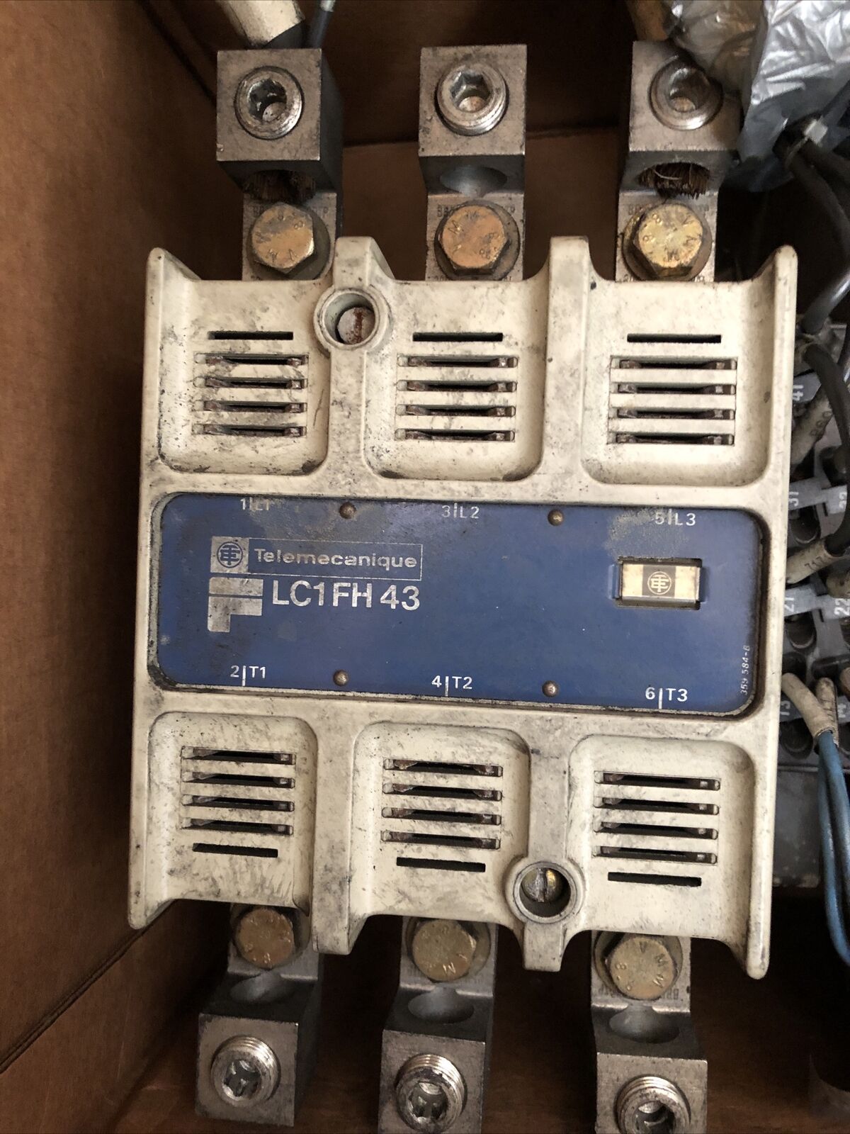 Telemecanique Lc1 Fh 43 Contactor, 200 Hp, 3 Phase, 600 Vac,Da