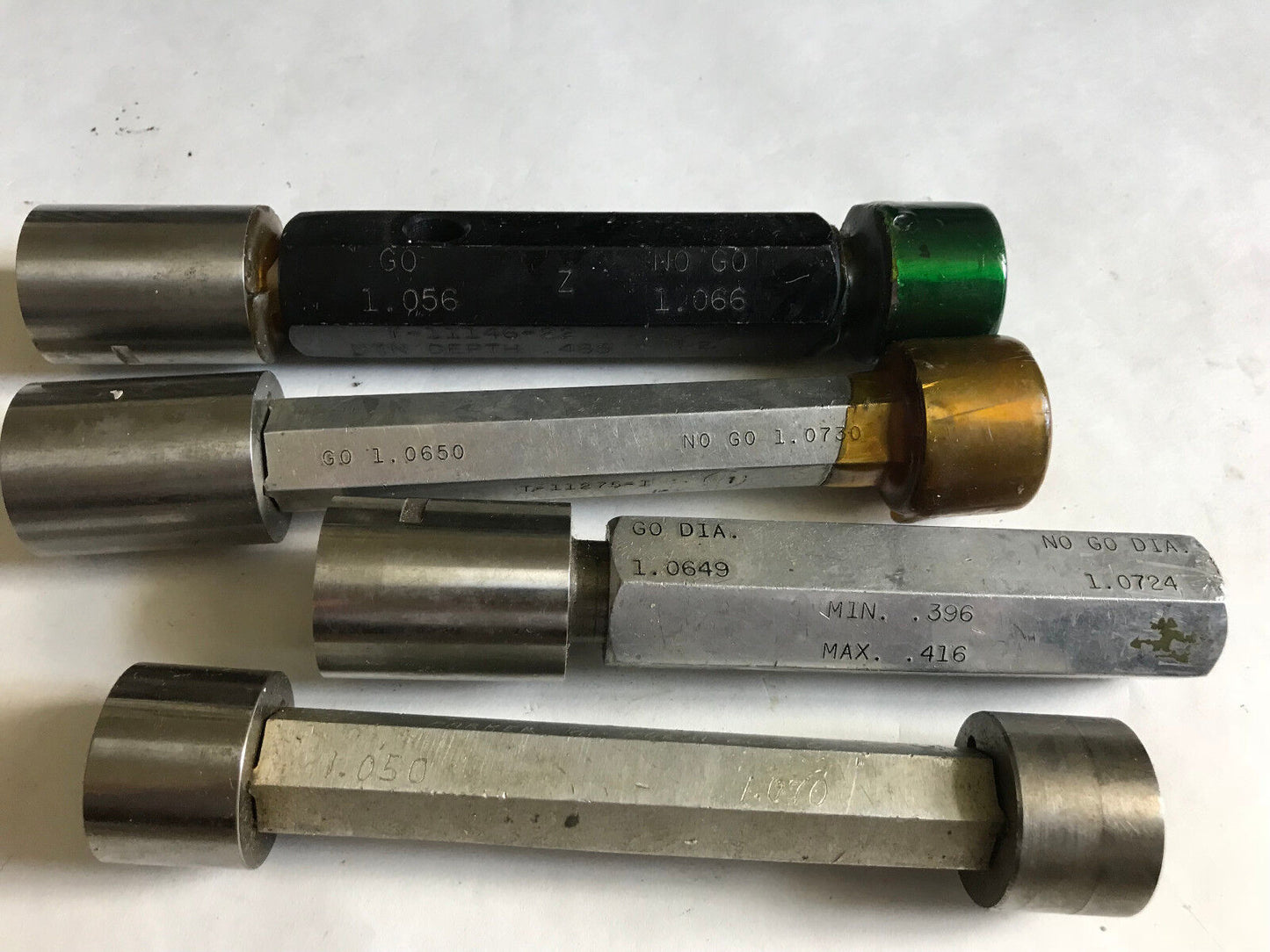 Lot The Pipe Go No Go Plug Gage 1.056 1.066 1.0649  1.0650 1.0730 1.050 1.070,Ac
